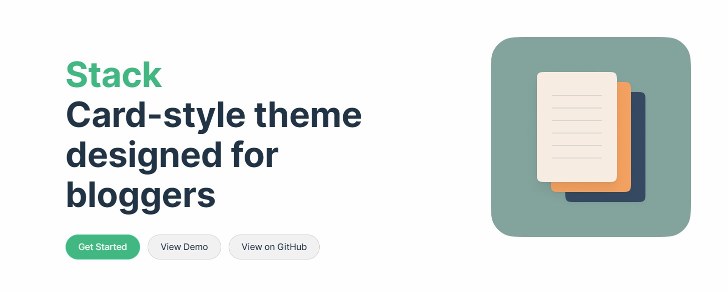 Featured image of post 给博客换了个stack主题